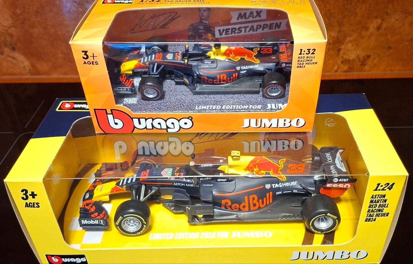 Max Verstappen Red Bull Racing F1 modelauto's Jumbo, Ophalen of Verzenden, Nieuw
