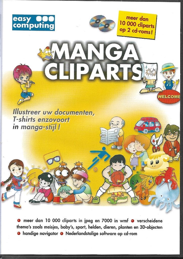 Easy Computing - Manga Clipart CD-ROM, Verzenden, Overige genres, 1 speler, Eén computer