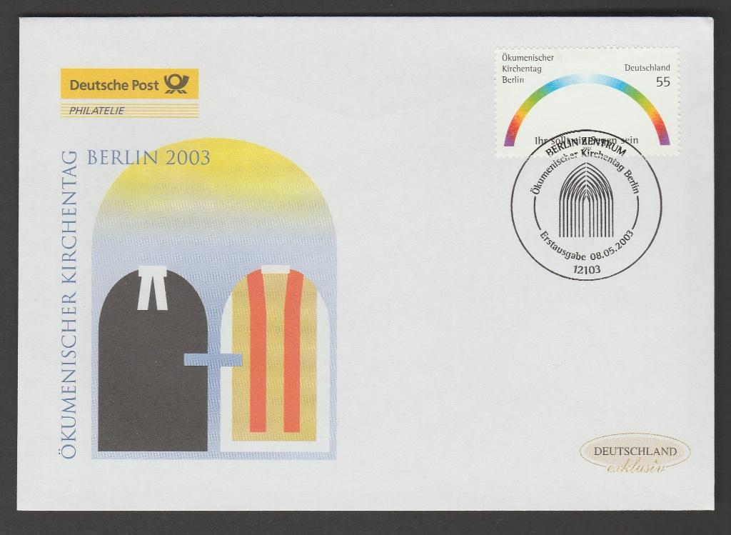 Duitsland - FDC Michelnr 2341 - oecumenische kerkendag, Verzenden, 1990 tot heden, Postfris