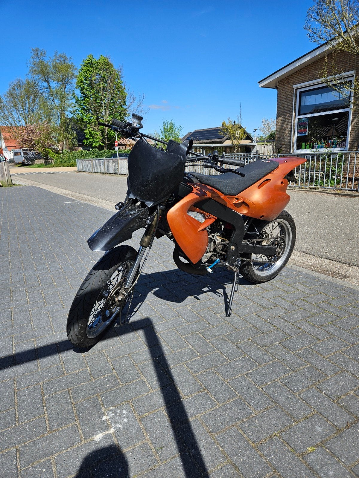 Rieju mxr- Oranje/Zwart 80cc am6, Ophalen of Verzenden, Gebruikt, Maximaal 45 km/u, Derbi