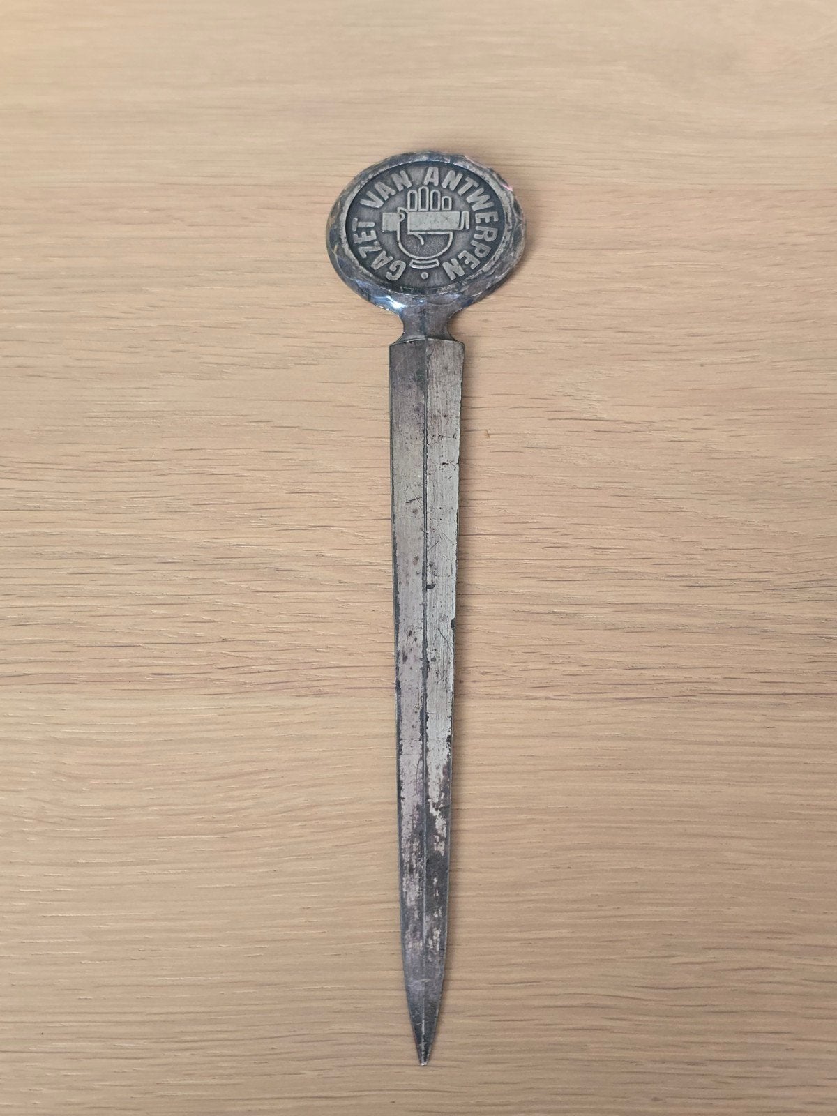 50S briefopener van de Vlaamse krant Gazet van Antwerpen €9, Ophalen of Verzenden