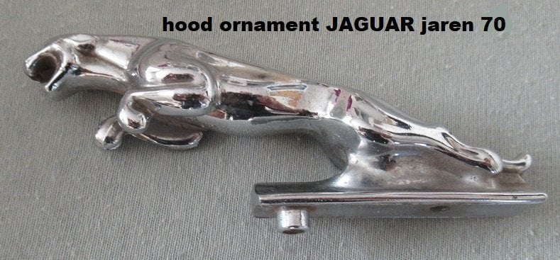 JAGUAR, jaren 70 originele Leaper Cat, motorkap ornament, Ophalen of Verzenden