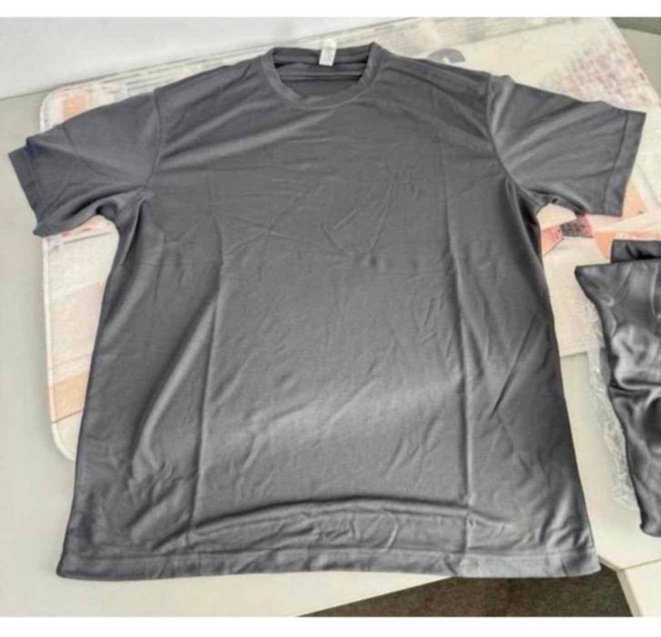 4 Stuks - Cool ademende T-shirt Hardlopen Sport Gym XL grijs, Kleding | Heren, Ophalen of Verzenden, H, H, H