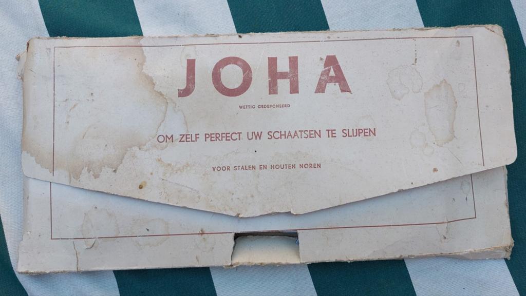 JOHA Schaatsenslijper - Vintage Schaatsenslijpapparaat, Ophalen of Verzenden, Gebruikt, Overige typen, Overige merken