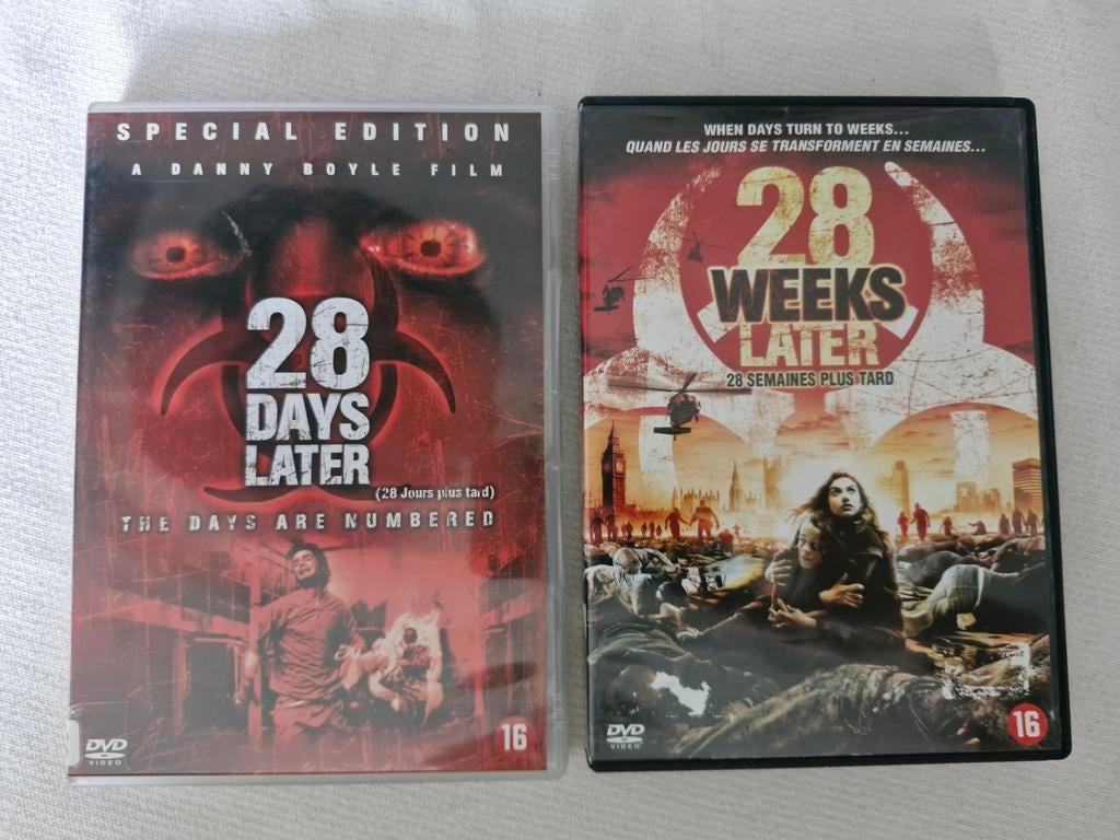 28 Days Later set, Cd's en Dvd's, Dvd's | Horror, Vanaf 16 jaar, Ophalen of Verzenden, Zo goed als nieuw, Overige genres