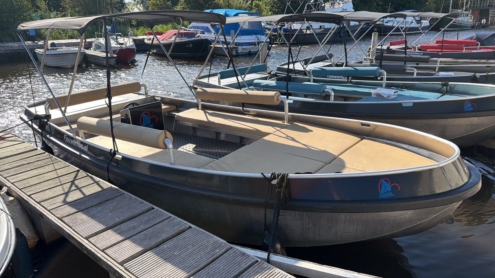 3x Skimmer 6000 aluminium sloepen, robuust, onderhoudsvrij!, Watersport en Boten, Ophalen, Aluminium, 6 m, Biminitop