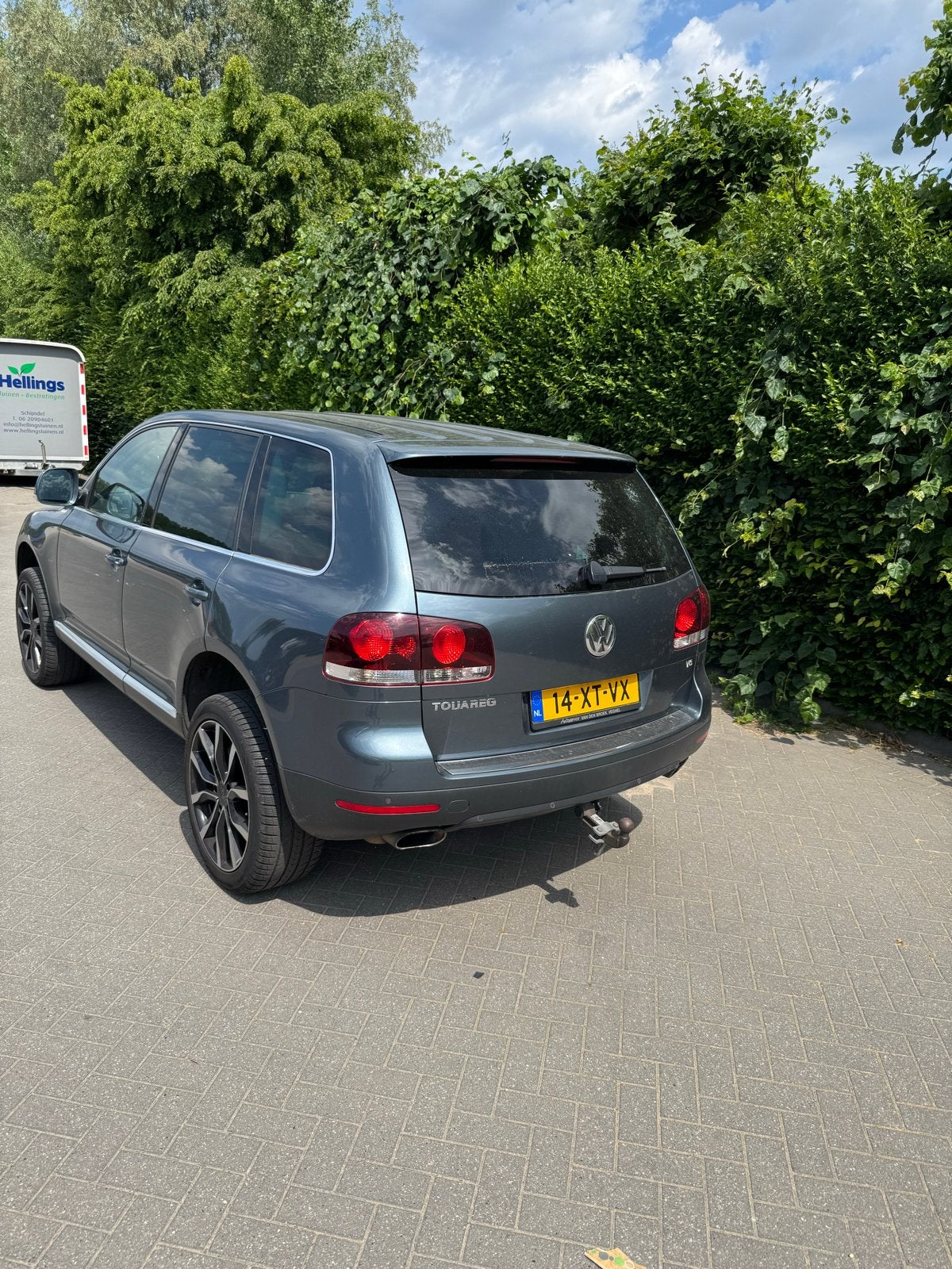 Volkswagen Touareg 3.6 206KW 4MOTION AUT 2007 Grijs, Auto's, Volkswagen, Automaat, Zwart, 3597 cc, Vierwielaandrijving