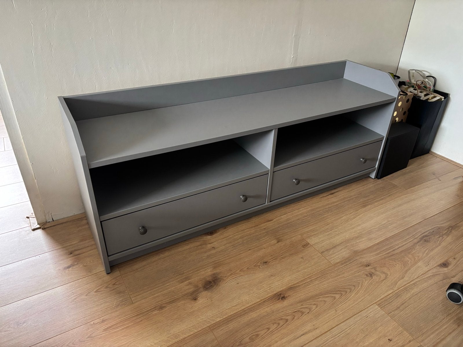 IKEA Hauga tv-meubel met lades, Ophalen, Gebruikt, 100 tot 150 cm, Minder dan 100 cm