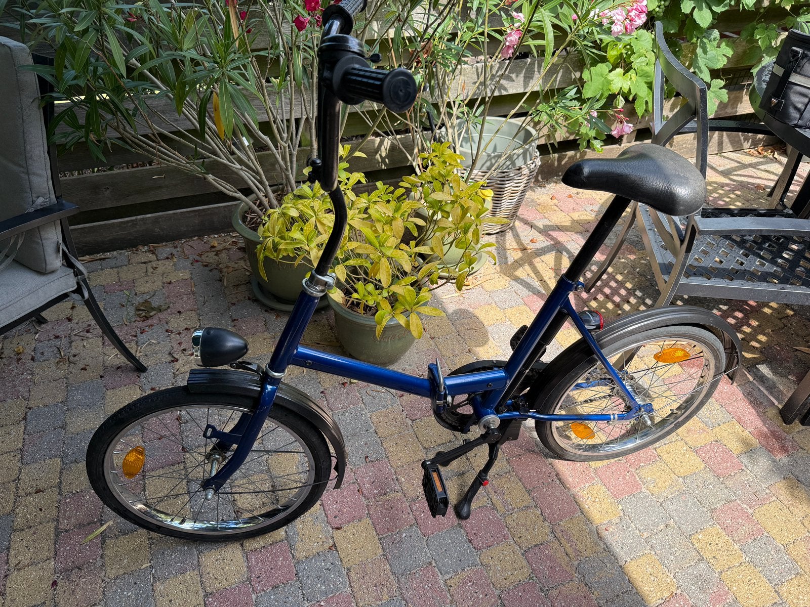 Met liefde opgeknapte 16 inch vouwfiets, Ophalen, Zo goed als nieuw, Terugtraprem, 16 tot 18 inch