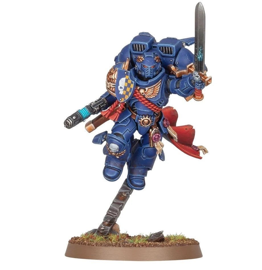Raven Guard Space Marine Captain met Jump Pack Warhammer 40K, Figuurtje(s), Ophalen of Verzenden, Geverfd, Warhammer 40000