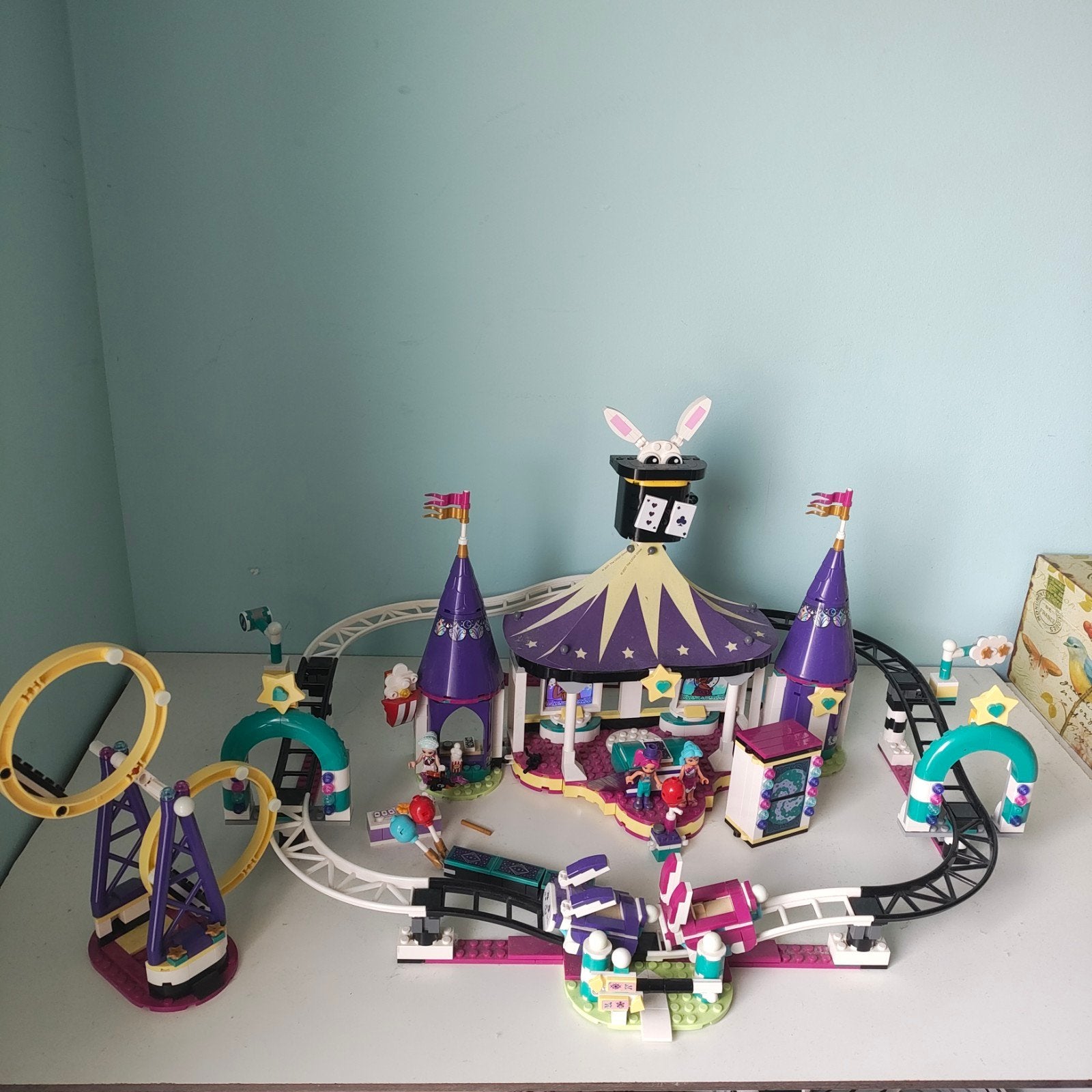 Lego Friends - Magische Kermisachtbaan – 41685, Ophalen of Verzenden, Zo goed als nieuw