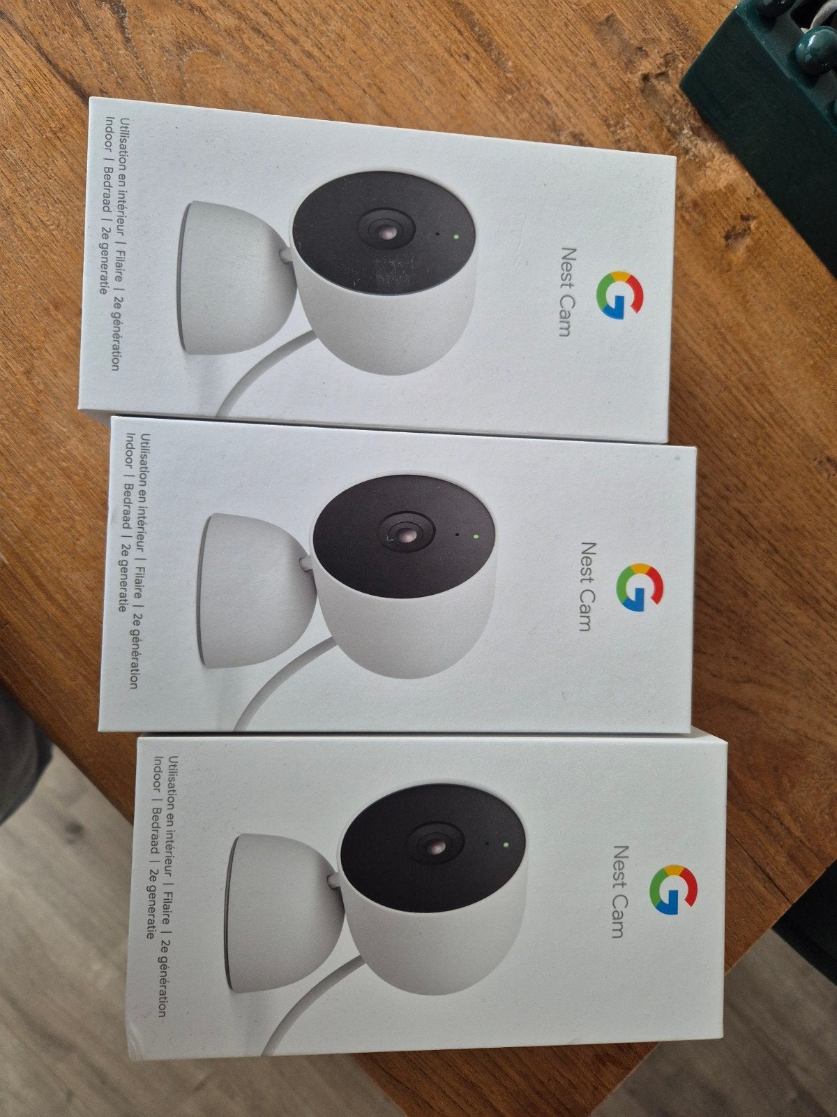 3x nest cam, Ophalen of Verzenden, Zo goed als nieuw, Binnencamera