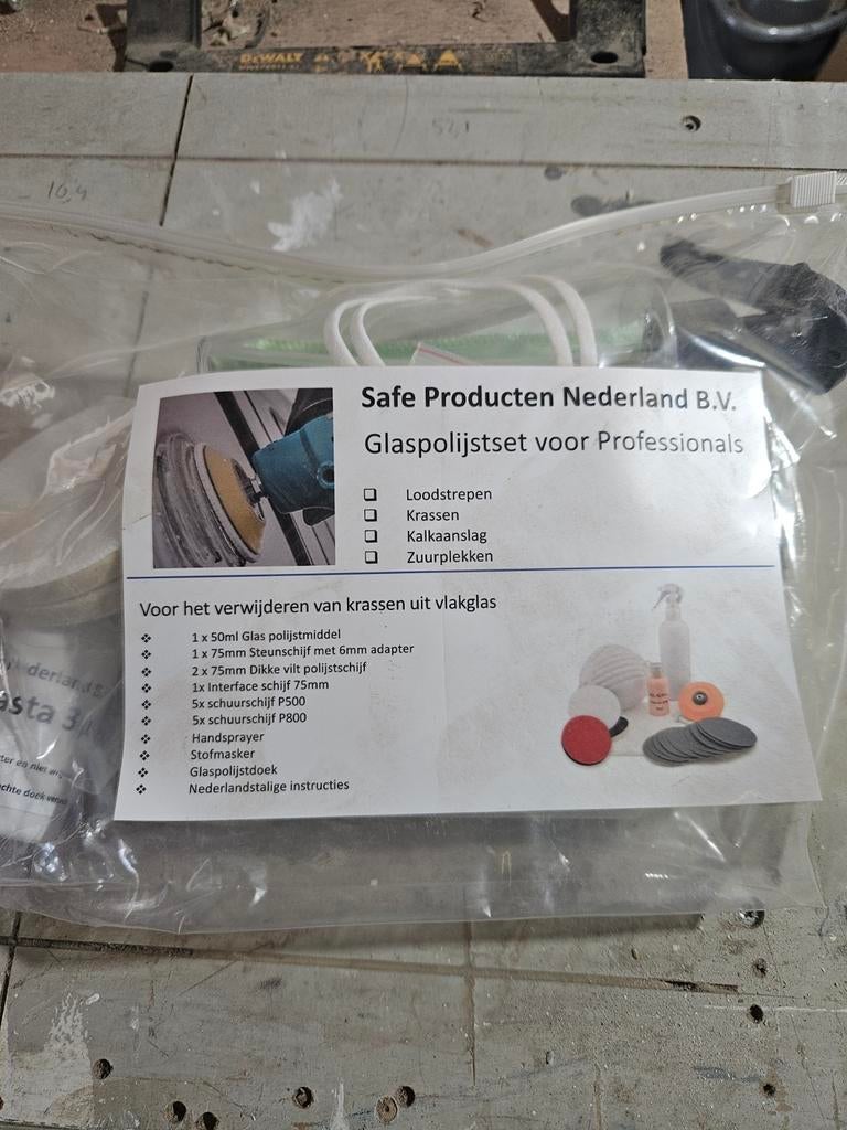 Safe Producten Glaspolijstset voor Professionals, Ophalen of Verzenden, Nieuw