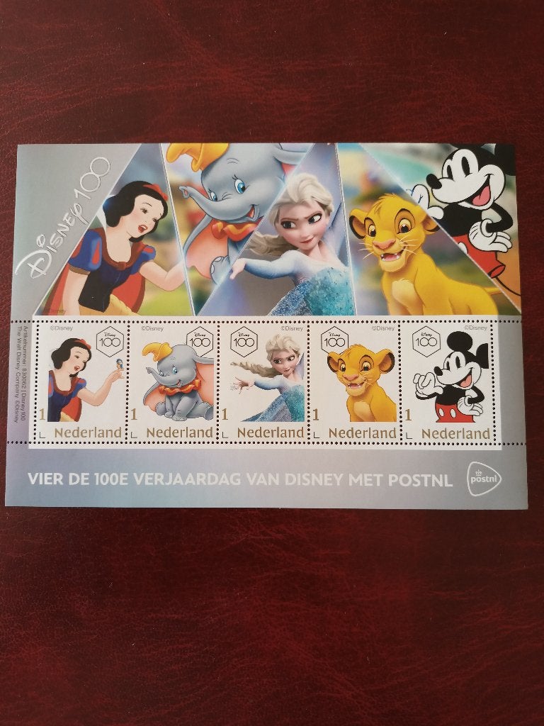 Persoonlijke zegels > Disney > vel 5 x tarief 1 > Luxe postf, Verzenden, Na 1940, Postfris