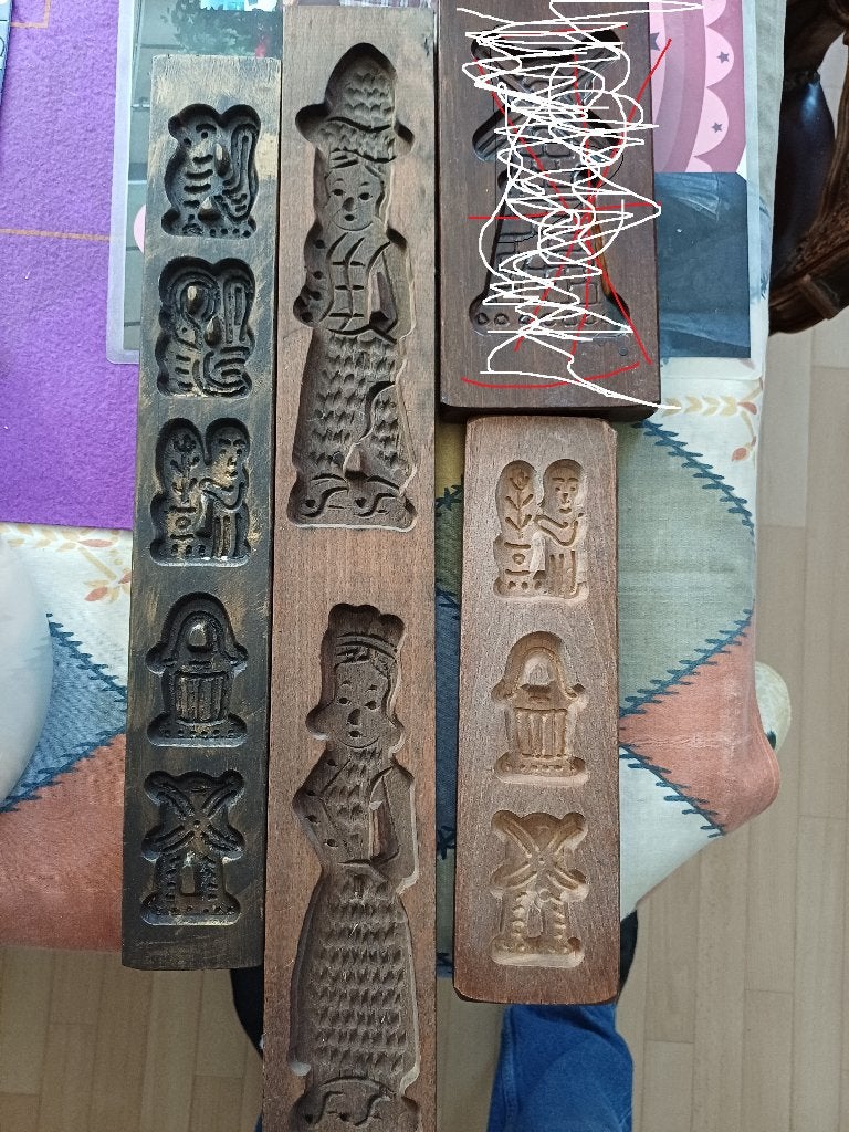3 x speculaas plank zie foto rechtsboven is er niet meer., Ophalen