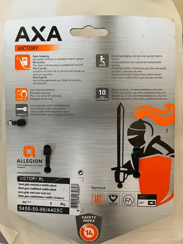 Axa Victory Fietsslot - Nieuw, Ophalen of Verzenden, Nieuw, Ringslot