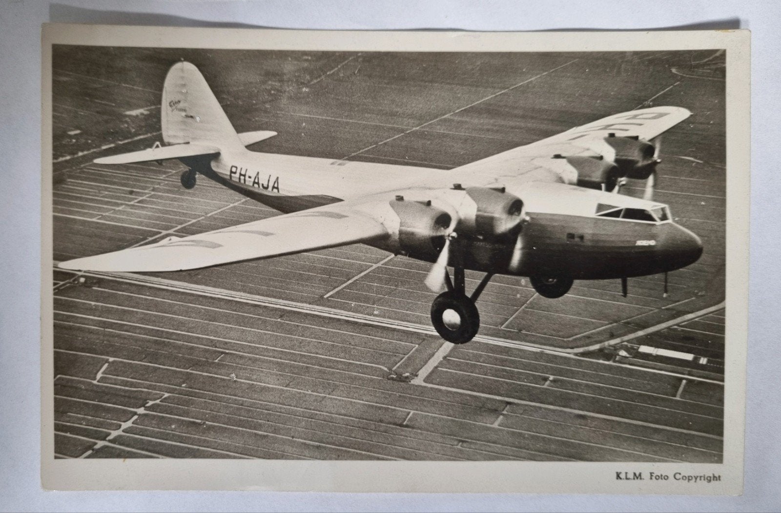 148)Fokker  PH-AJA Luchtvaart Vliegtuig Ansichtkaart, Verzamelen, Ophalen of Verzenden, Gebruikt, Kaart, Foto of Prent