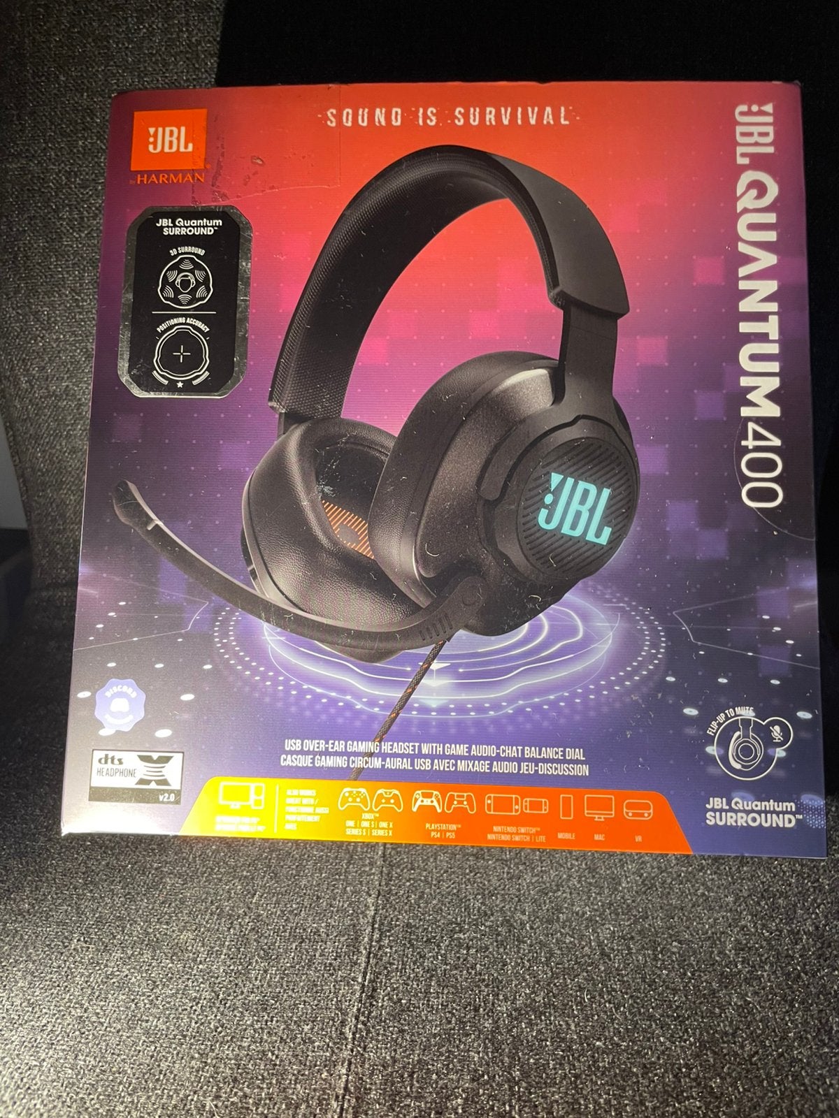 Jbl quantum 400 headset, Ophalen of Verzenden, Zo goed als nieuw