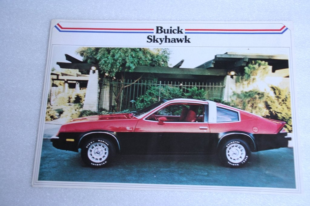 Folder / flyer Buick Skyhawk (1977) (3), Ophalen of Verzenden, Nieuw, Overige merken