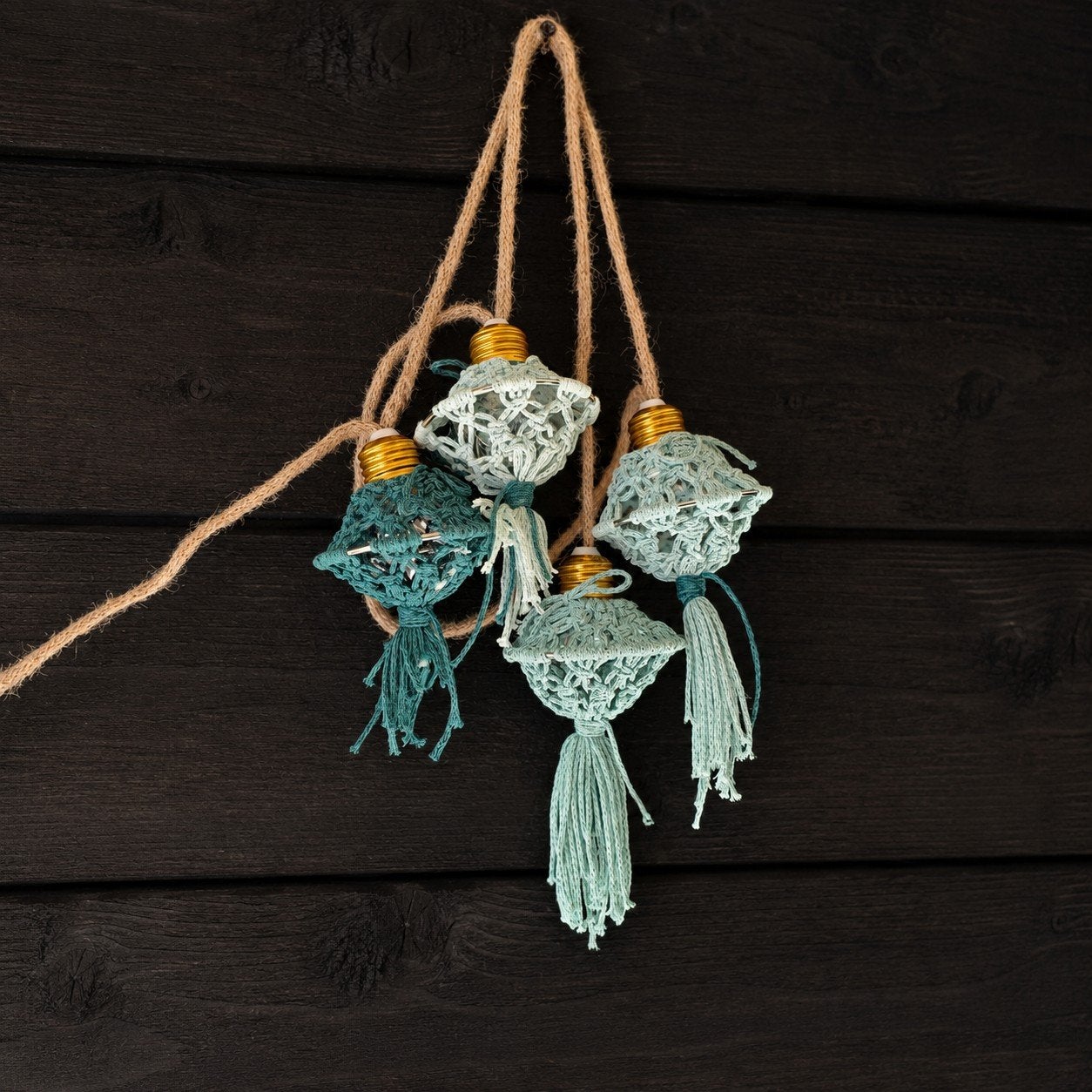 Macrame solarlichtslinger nieuw bohemian, Ophalen of Verzenden, Nieuw, Zonne-energie, Minder dan 50 watt