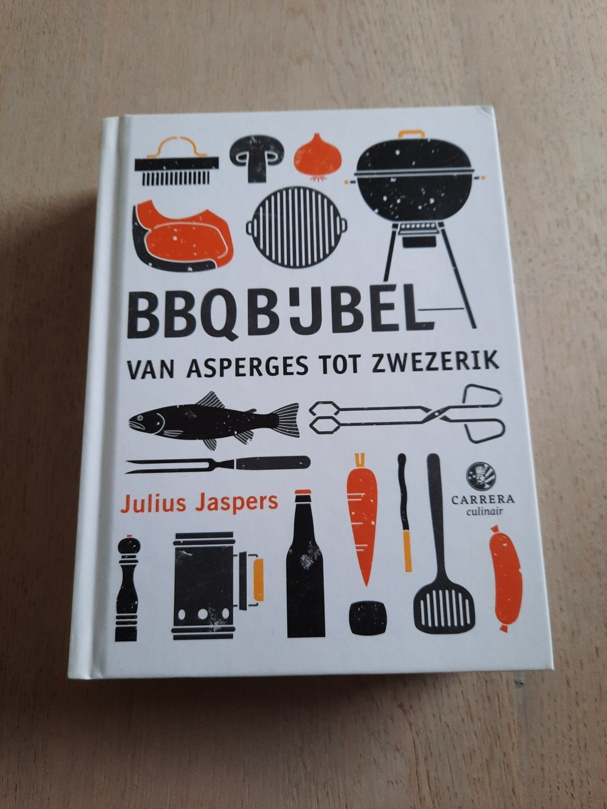 BBQbijbel - Julius Jaspers, Boeken, Kookboeken, Zo goed als nieuw, Ophalen of Verzenden
