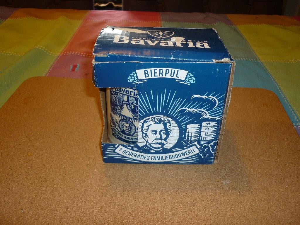 Bavaria bierpul uit de "7 generaties familiebrouwerij" serie, Verzamelen, Biermerken, Ophalen of Verzenden, Zo goed als nieuw