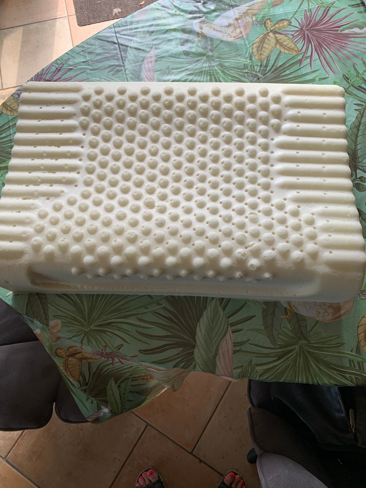 100% latex orthopedisch hoofdkussen, Ophalen, Eenpersoons, Wit, Zo goed als nieuw