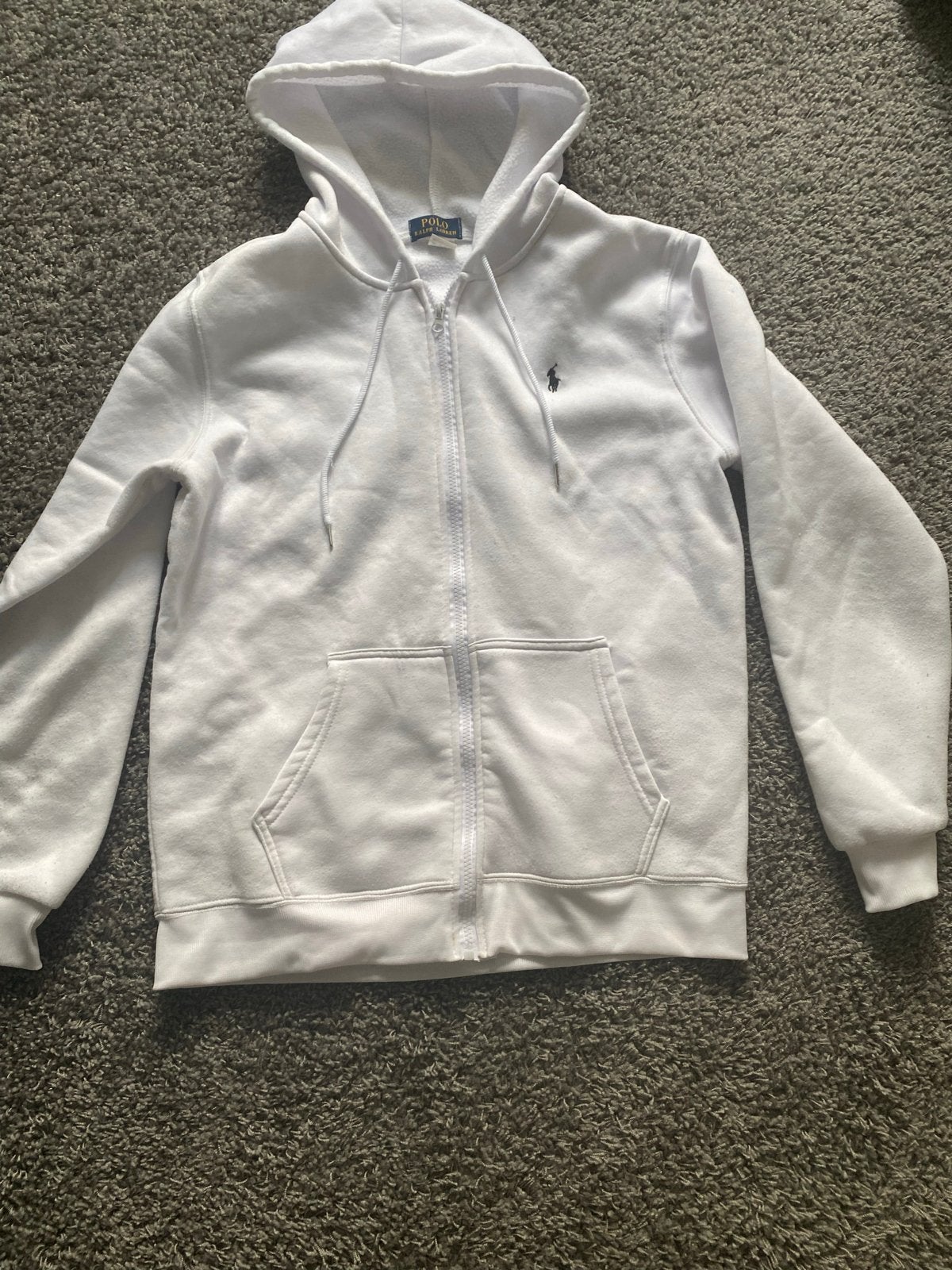 Witte Ralph Lauren vest maat L, Ophalen of Verzenden, Zo goed als nieuw, Maat 52/54 (L), Wit