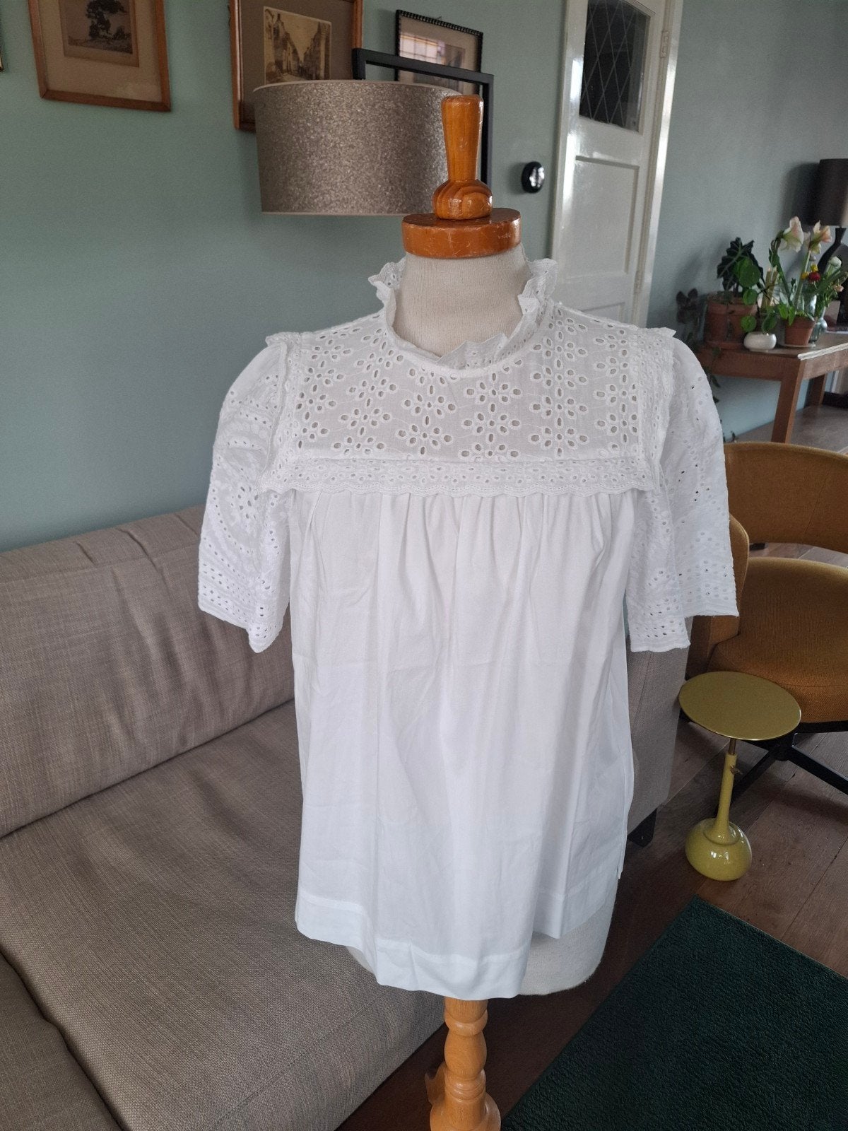 Wit blousje van Jc Sophie maat S, Kleding | Dames, Maat 38/40 (M), Wit, Ophalen of Verzenden, Zo goed als nieuw