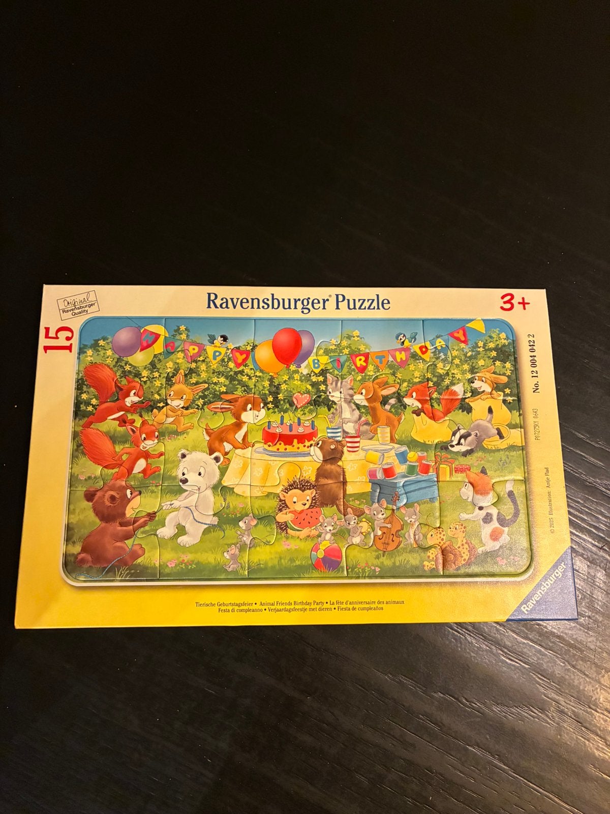 Puzzel 3+ ravensburger 15 stukjes nieuw!, Ophalen of Verzenden, 500 t/m 1500 stukjes, Nieuw