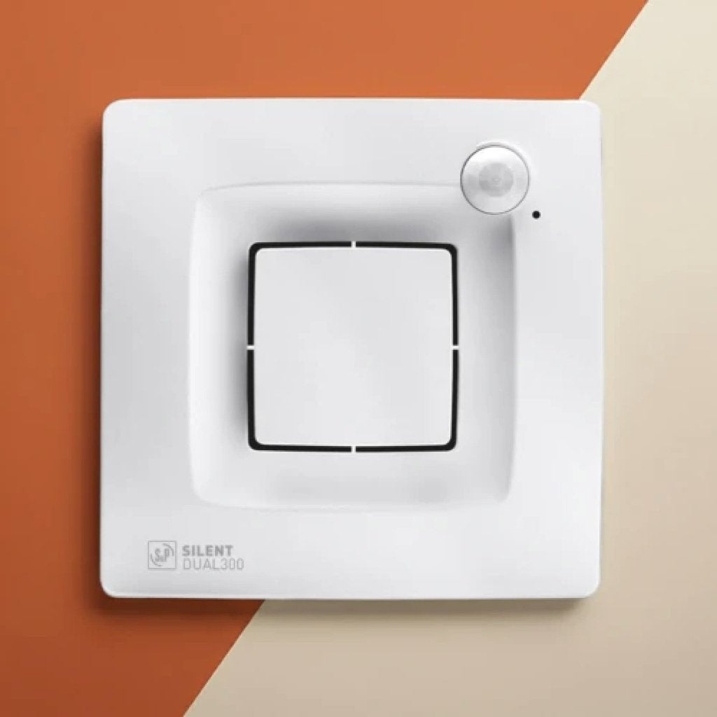 S&P SILENT DUAL 300 badkamer/toilet ventilator met sensoren, Ophalen of Verzenden, Nieuw, Afzuiger