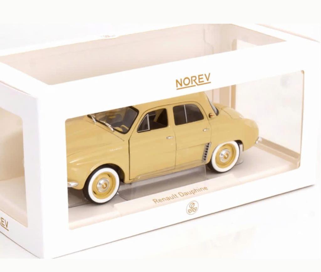 Renault Dauphine 1958 Beige schaal 1/18 NOREV Ref. 185258, Verzenden, Nieuw, Auto, Norev
