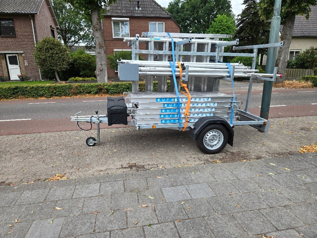 Steiger met aanhanger, Ophalen, Gebruikt, Rolsteiger of Kamersteiger, 5 meter of hoger