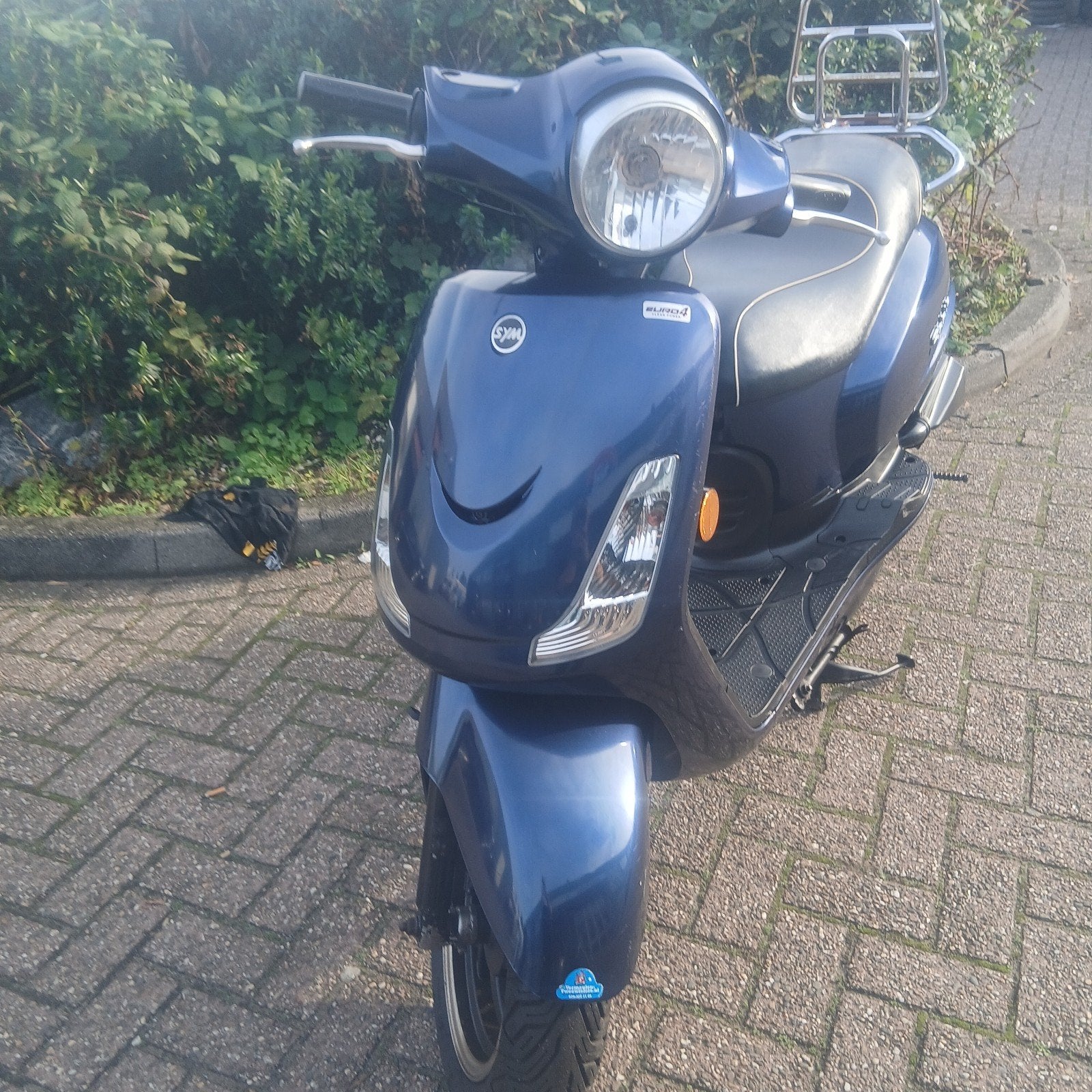 Sym Fiddle 50S Scooter - Blauw, Gebruikt, Fietsen en Brommers, Ophalen, Gebruikt, Benzine, Fiddle
