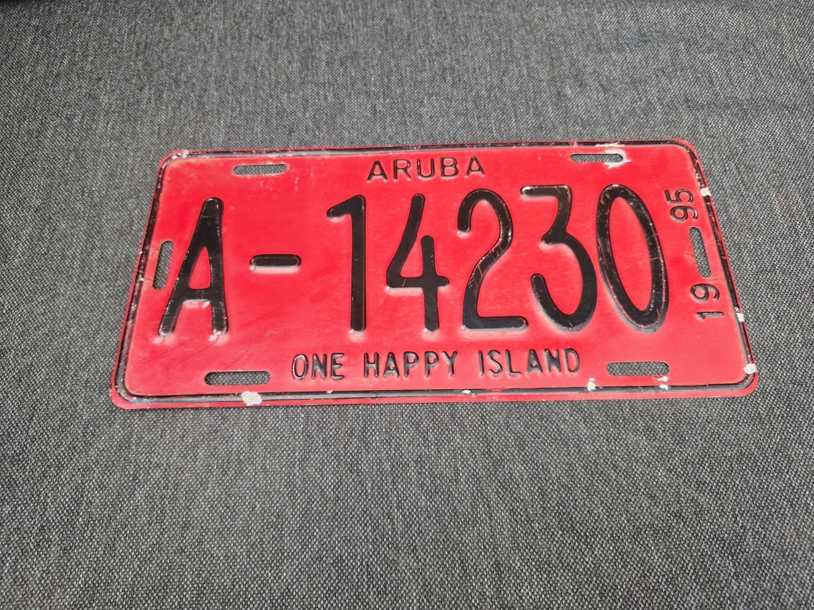 Kentekenplaat Aruba nummerbord Nummerplaat License plate, Verzenden