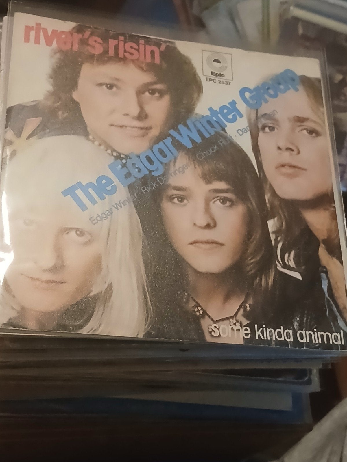 THE EDGAR WINTER GROUP river's risin / some kinda animal 74, Ophalen of Verzenden, Zo goed als nieuw, Pop