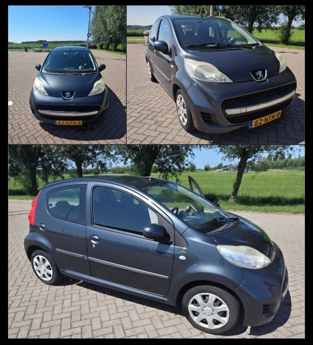 Peugeot 107 1.0 12V 5DR 2-TRONIC 2010 Grijs, Auto's, 4 stoelen, 68 pk, Particulier, 815 kg