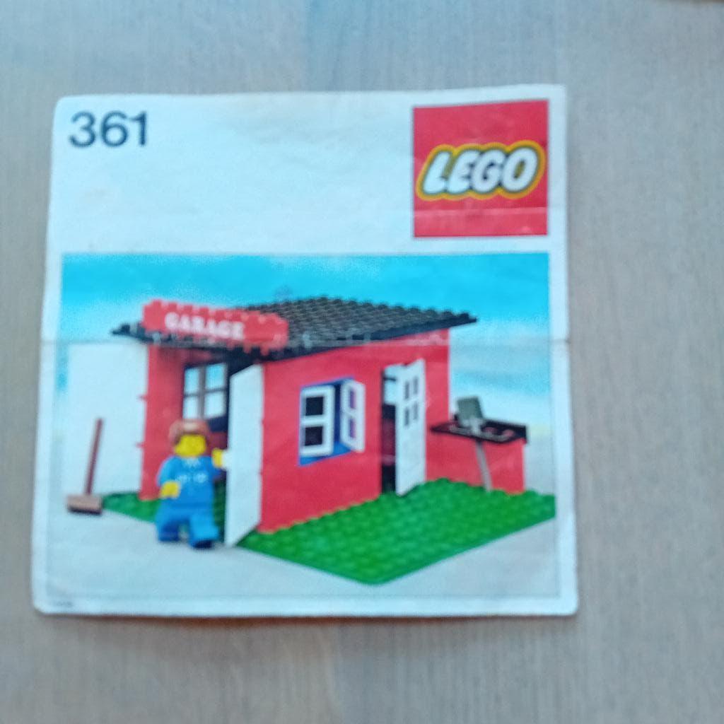 Vintage LEGO 361 Garage, Gebruikt, Lego, Ophalen of Verzenden, Compleet