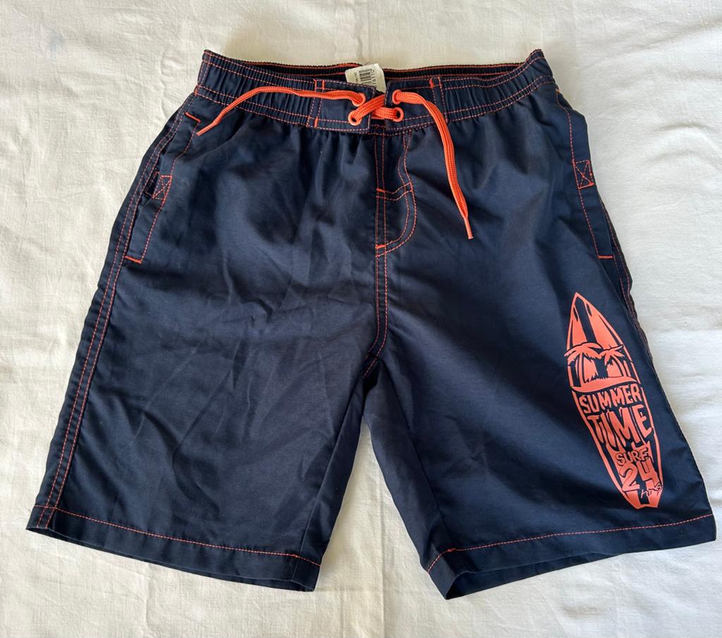 Zo goed als nieuwe zwembroek donkerblauw met surfplank, Soho, Ophalen of Verzenden, Zo goed als nieuw, Zwembroek