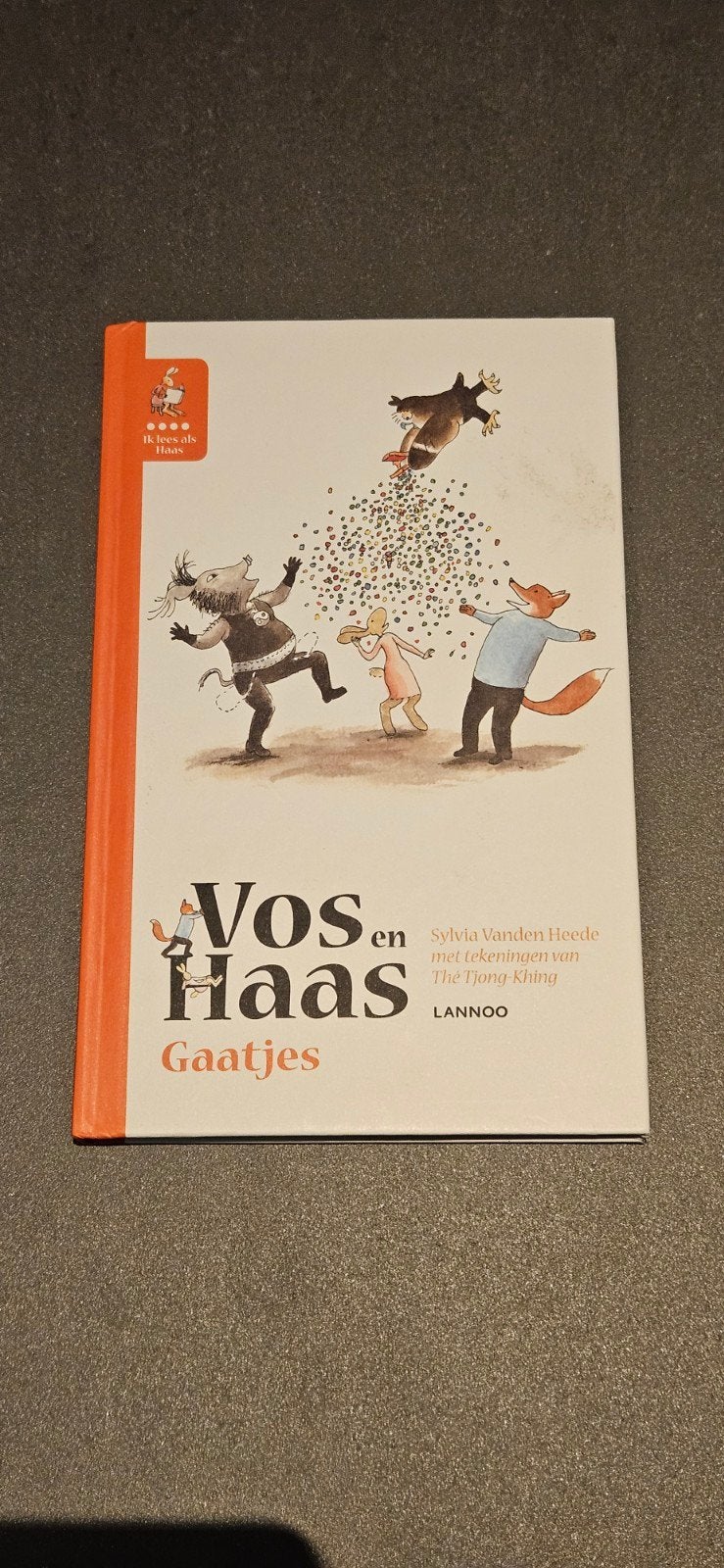 Vos en Haas: Gaatjes - Een vrolijk voorleesboek, Fictie algemeen, Jongen of Meisje, Ophalen of Verzenden, Zo goed als nieuw