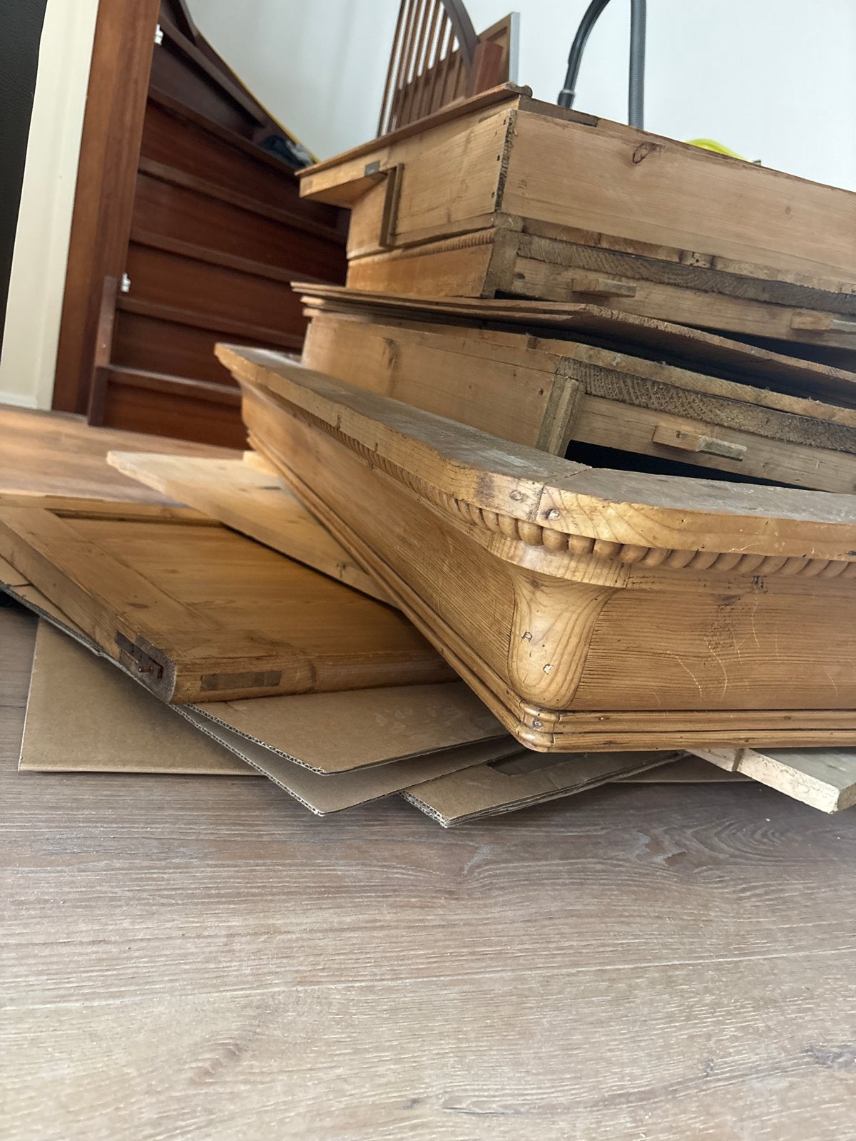 Foto 4 van Antieke grenen commode/dressoir - opknapper