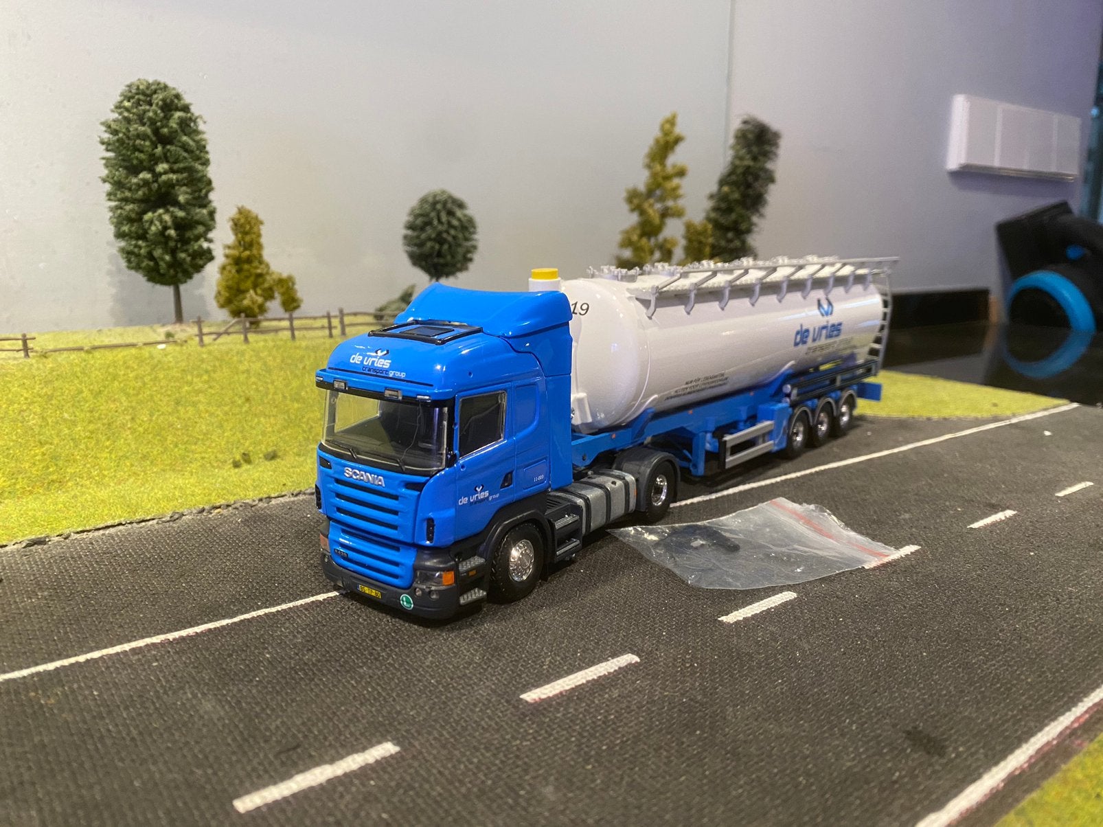 Scania R met bulkoplegger van De Vries, Ophalen of Verzenden, Zo goed als nieuw, Bus of Vrachtwagen, Tekno
