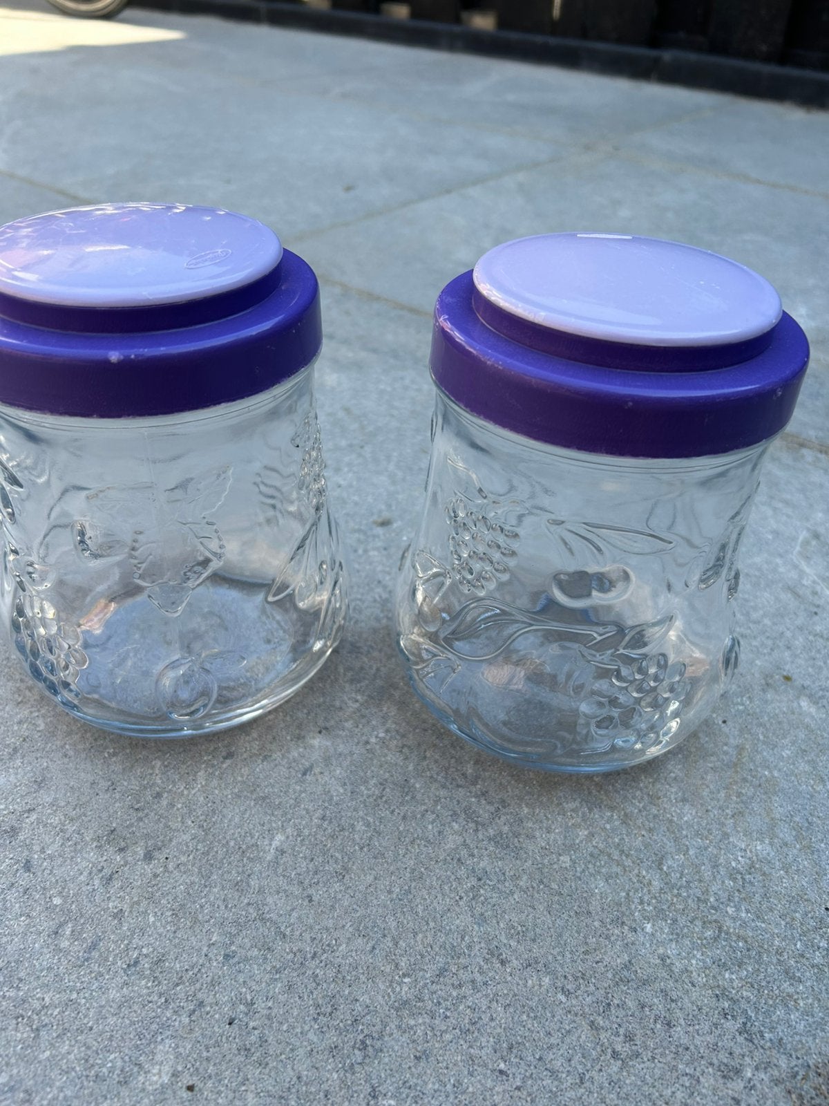 Voorraadpotje met glas, Huis en Inrichting, Ophalen, Zo goed als nieuw, Glas, Pot, Bus of Blik