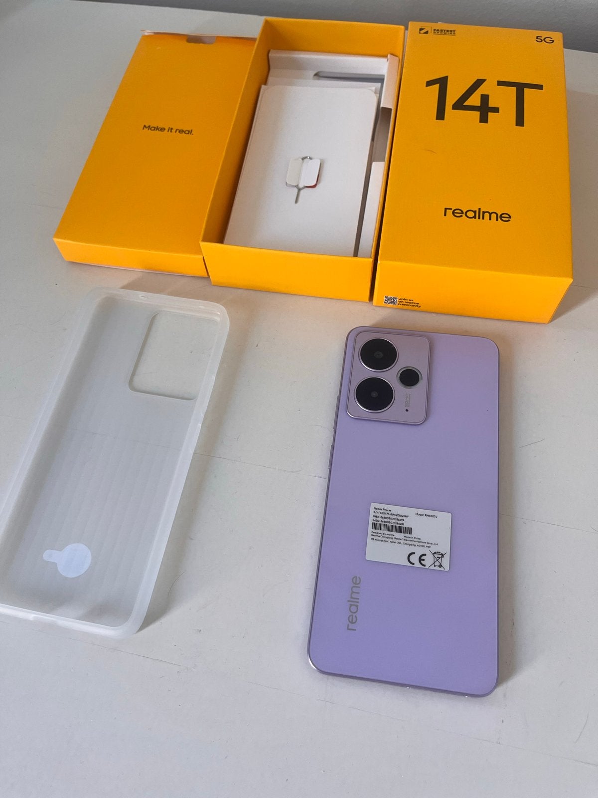 Realme 14T - Zo goed als nieuw, 3 dagen oud, met bon, Telecommunicatie, Mobiele telefoons | Overige merken, Ophalen of Verzenden
