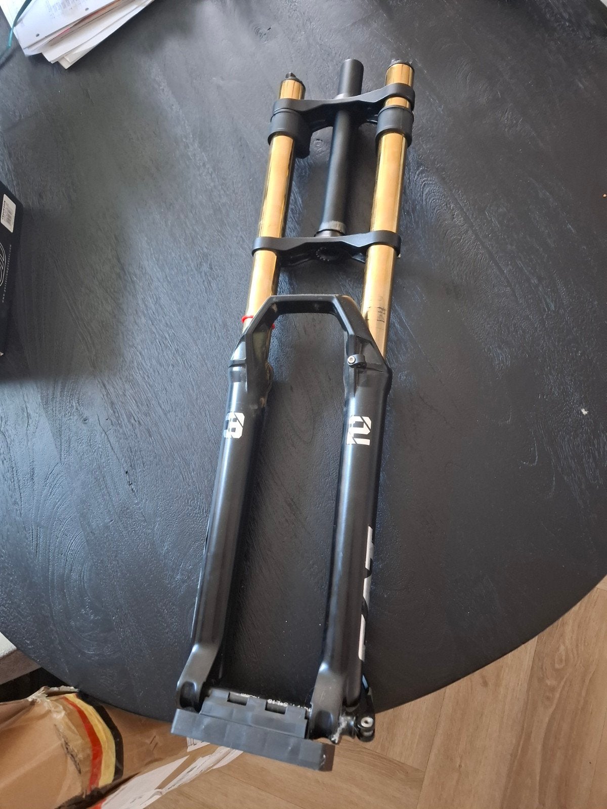 voorvork 160mm veerweg. rechte buis. 27.5", Ophalen of Verzenden, Zo goed als nieuw, Overige typen