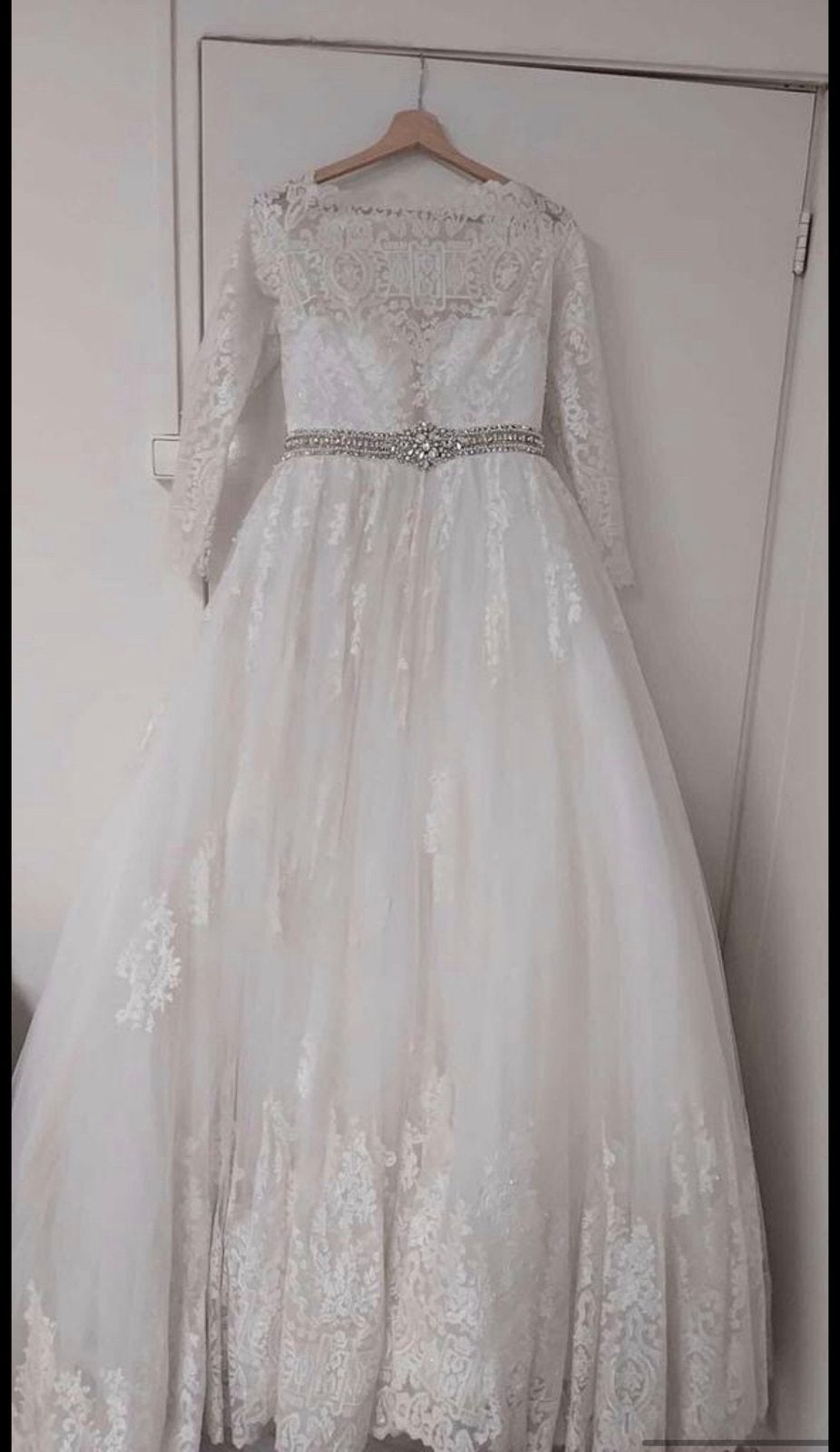 trouwjurk mermaid ballroom A line  Diverse te koop, Ophalen of Verzenden, Zo goed als nieuw, Wit, Trouwjurk