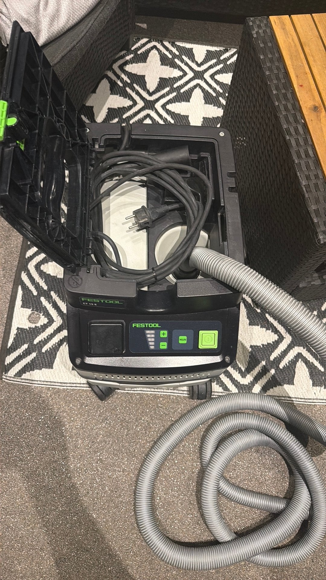 Festool CT 15 Stofzuiger CLEANTEC, Doe-het-zelf en Verbouw, Gereedschap | Overige machines, Ophalen of Verzenden, Zo goed als nieuw