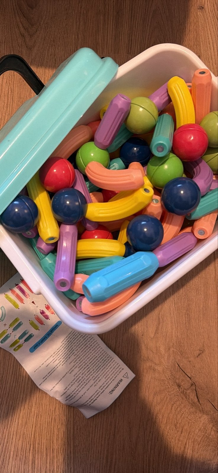 Magnetisch bouwspeelgoed - Magnetio Sticks, Kinderen en Baby's, Ophalen of Verzenden, Zo goed als nieuw, Bouwen