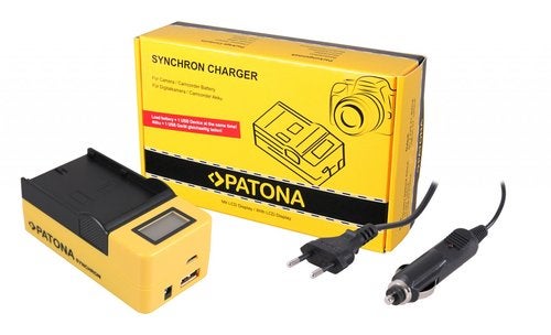 Synchron USB Charger JVC SSL-JVC75 HM600 HM650 with LCD, Verzenden, Nieuw
