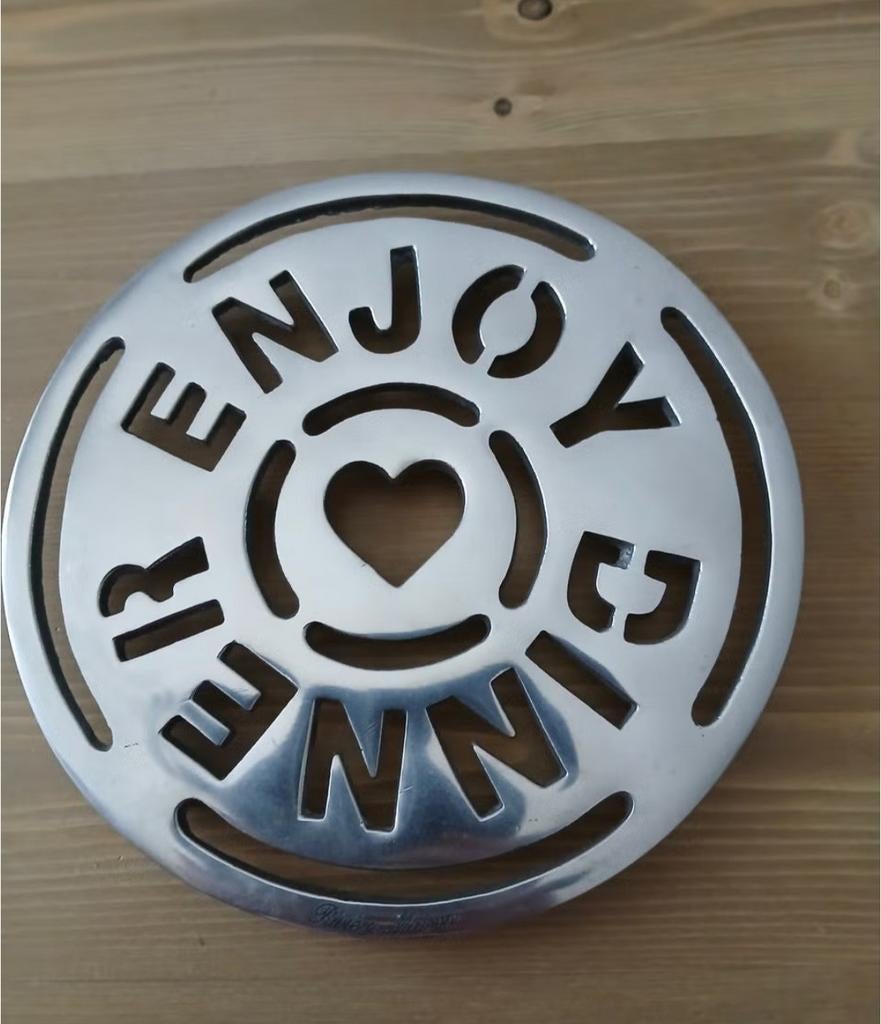 Riviera Maison - Enjoy Your Dinner Trivet - Onderzetter, Ophalen of Verzenden, Nieuw